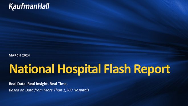 National Hospital Flash Report March 2024 Cover